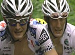 Frank Schleck w�hrend der 17. Etappe der Tour de France 2009